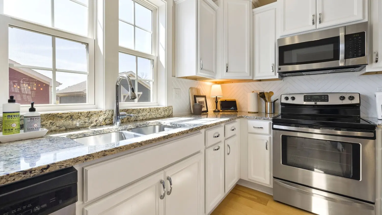 Cabinet painting kitchen service by C&C Home Solutions LLC in Jefferson County AL