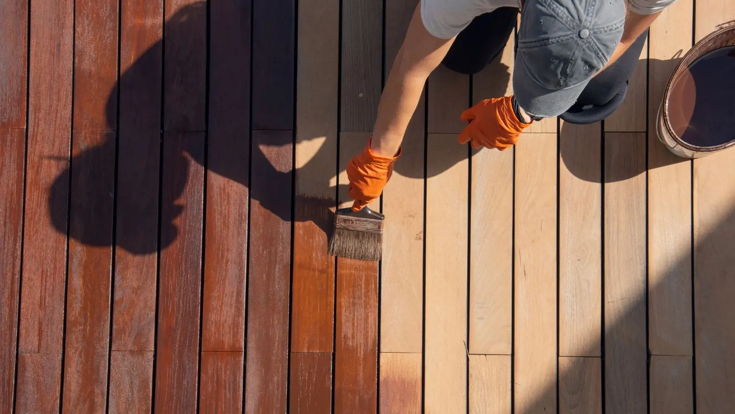 Deck staining wood finish by C&C Home Solutions LLC in Jefferson County AL