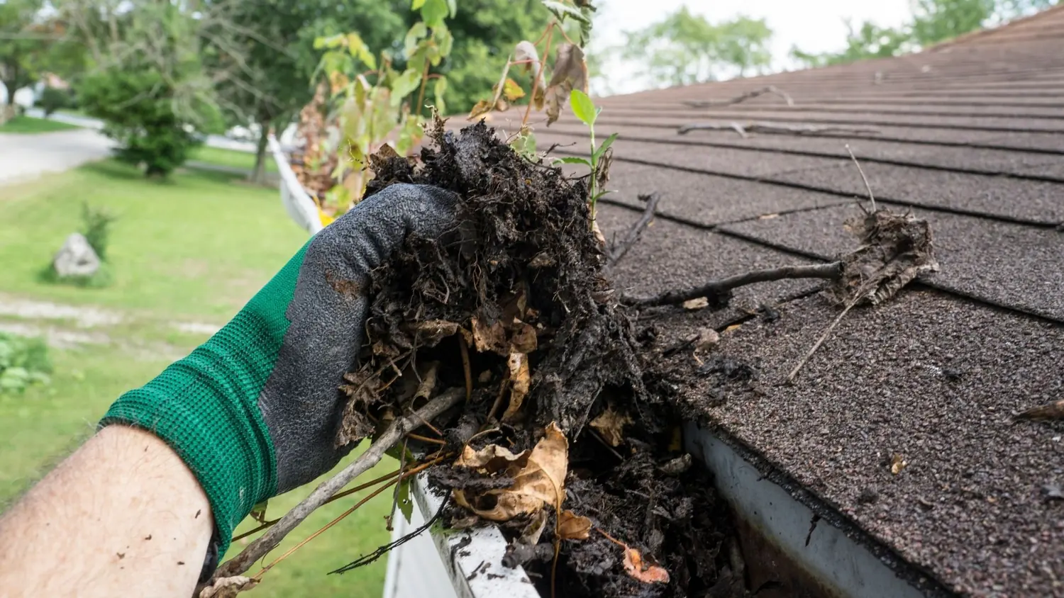 Gutter cleaning by C&C Home Solutions LLC in Jefferson County AL