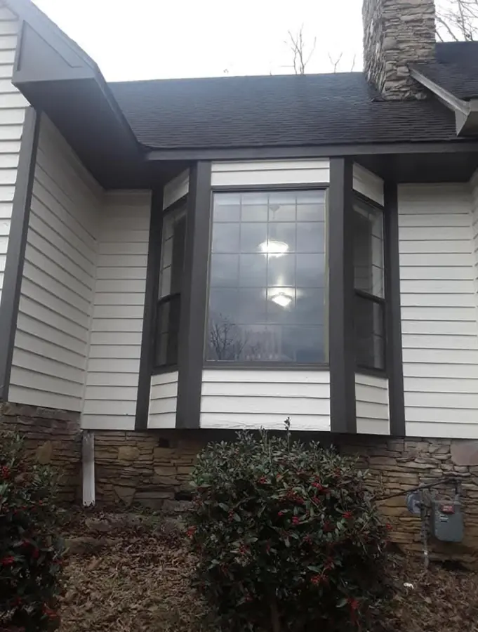 Real exterior window trim before painting by C&C Home Solutions LLC in Jefferson County AL